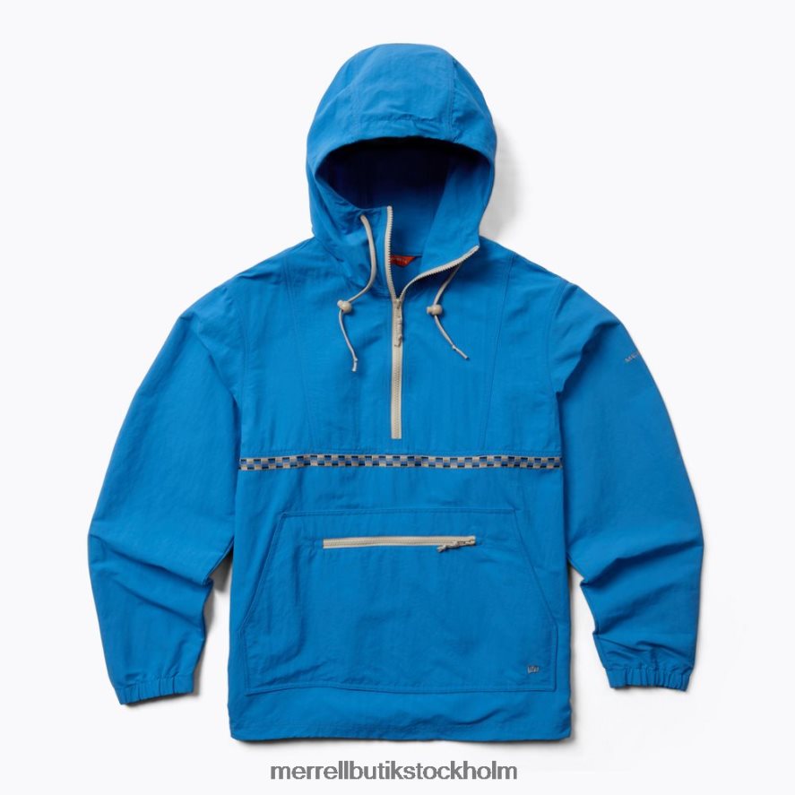 män Merrell victoria blå supplex anorak kläder DP80HP170