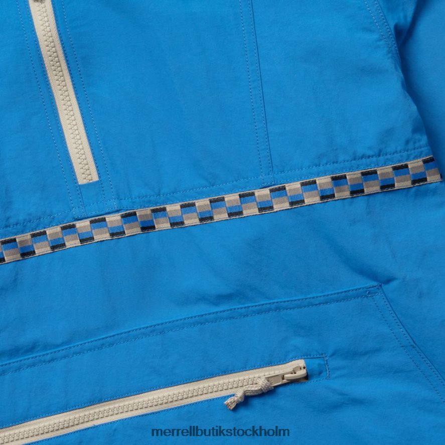 män Merrell victoria blå supplex anorak kläder DP80HP170