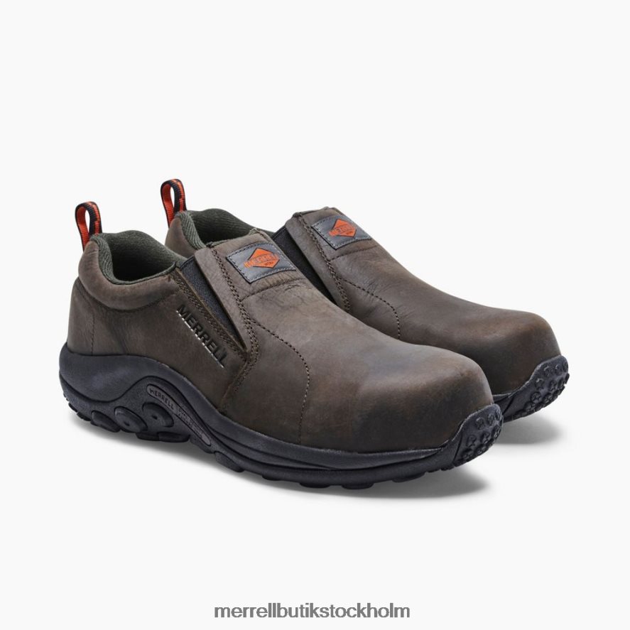 män Merrell espresso jungle moc läder comp toe arbetssko skor DP80HP346