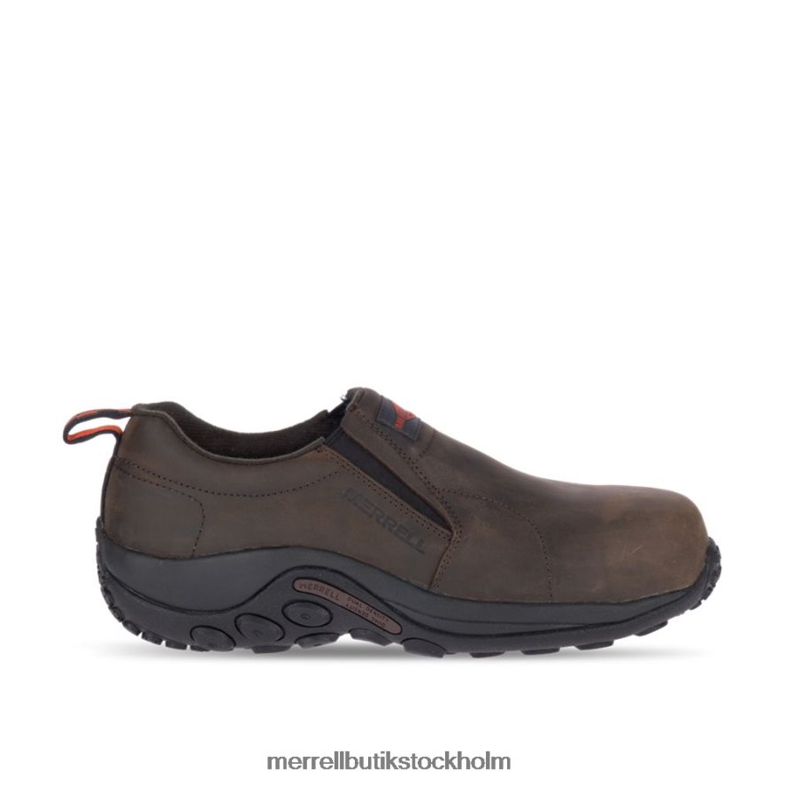 män Merrell espresso jungle moc läder komp tå arbetssko bred bredd skor DP80HP487