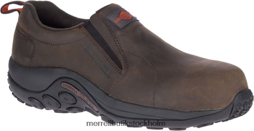 män Merrell espresso jungle moc läder komp tå arbetssko bred bredd skor DP80HP487
