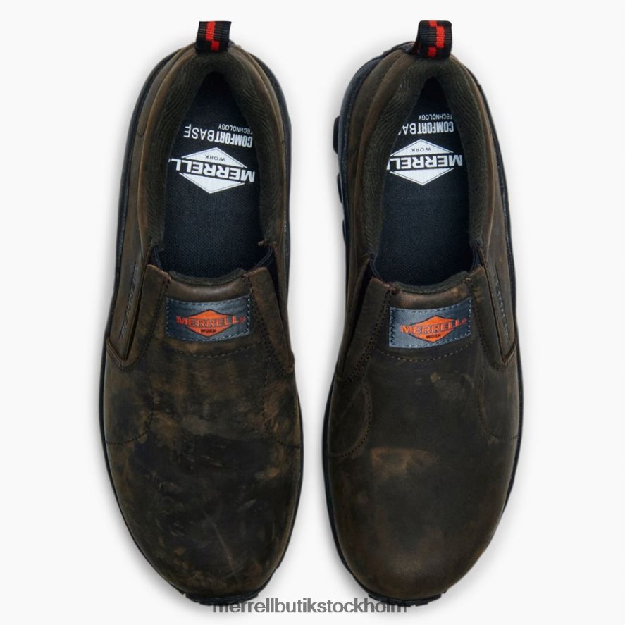 män Merrell espresso jungle moc leather sr arbetssko skor DP80HP340