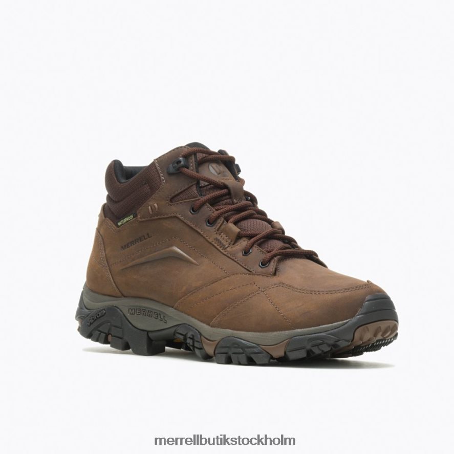 män Merrell mörk jord moab adventure mid vattentät bred bredd skor DP80HP326