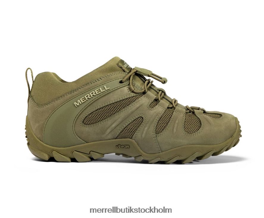 män Merrell mörk oliv cham 8 stretch taktisk skor DP80HP481