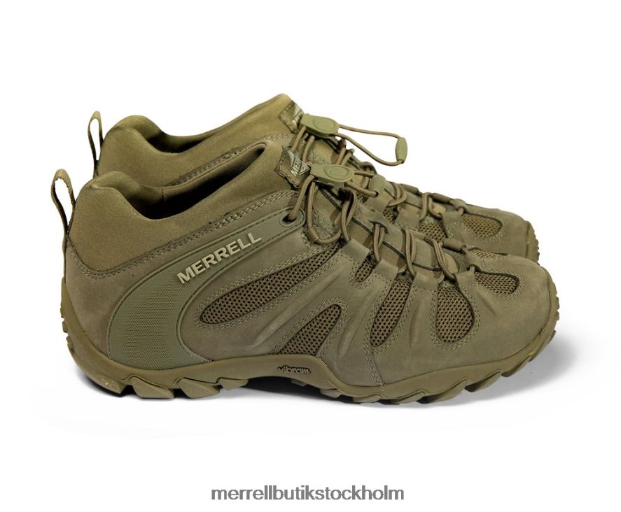 män Merrell mörk oliv cham 8 stretch taktisk skor DP80HP481