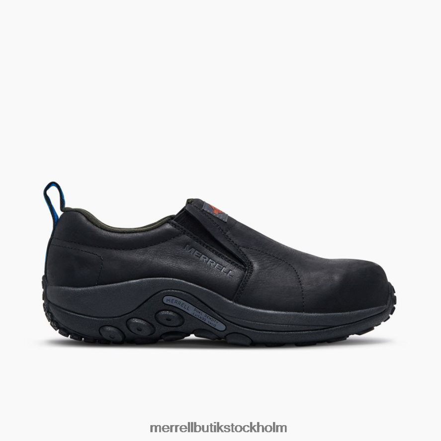 män Merrell svart jungle moc läder comp toe arbetssko skor DP80HP345
