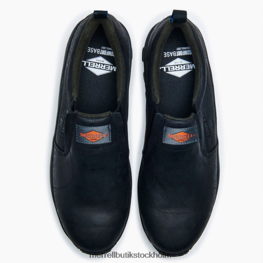 män Merrell svart jungle moc leather comp toe sd+ arbetssko bred bredd skor DP80HP453