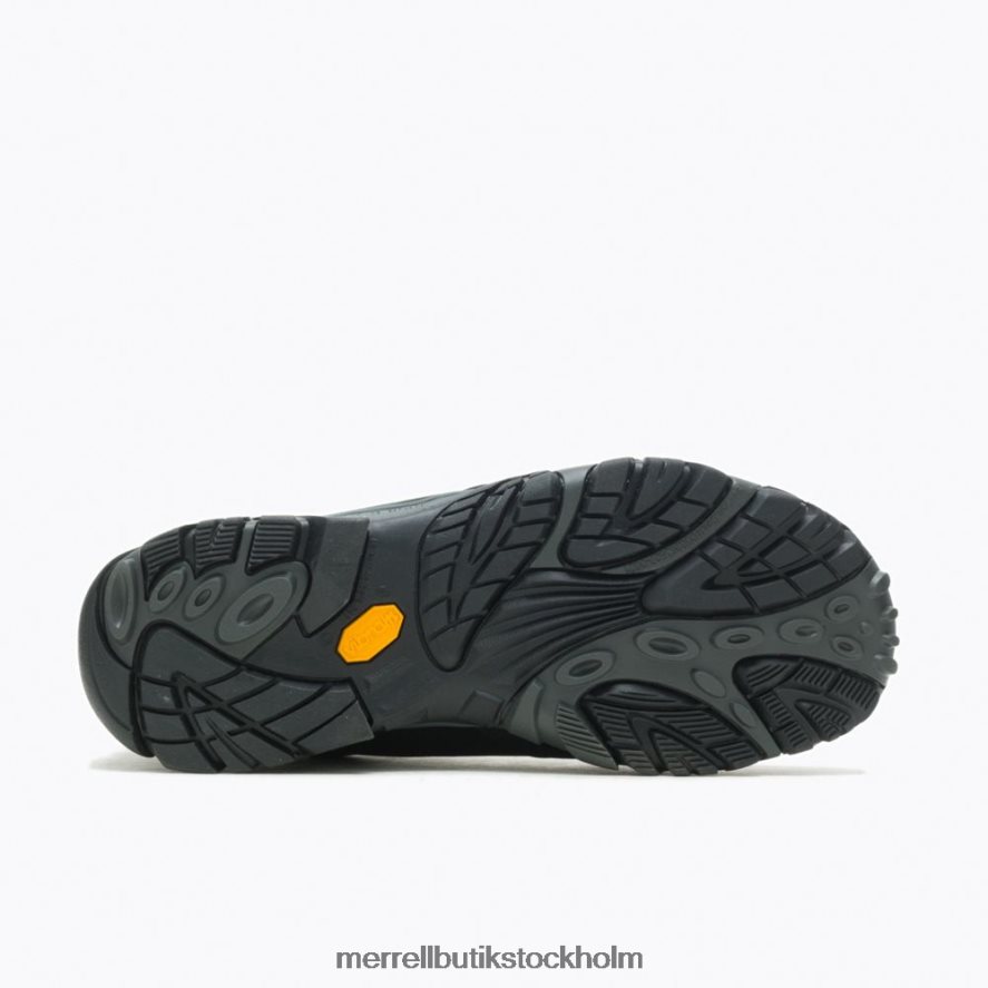 män Merrell svart moab adventure mid vattentät bred bredd skor DP80HP327