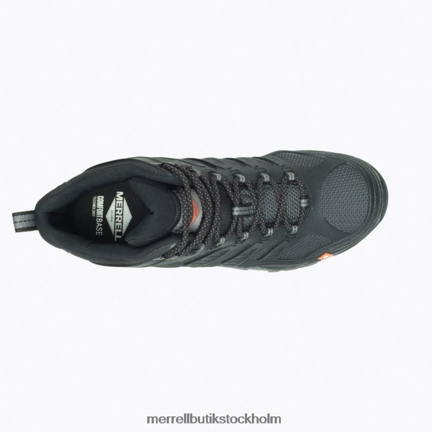 män Merrell svart moab hastighet mellan vattentät kolfiber bred bredd skor DP80HP342