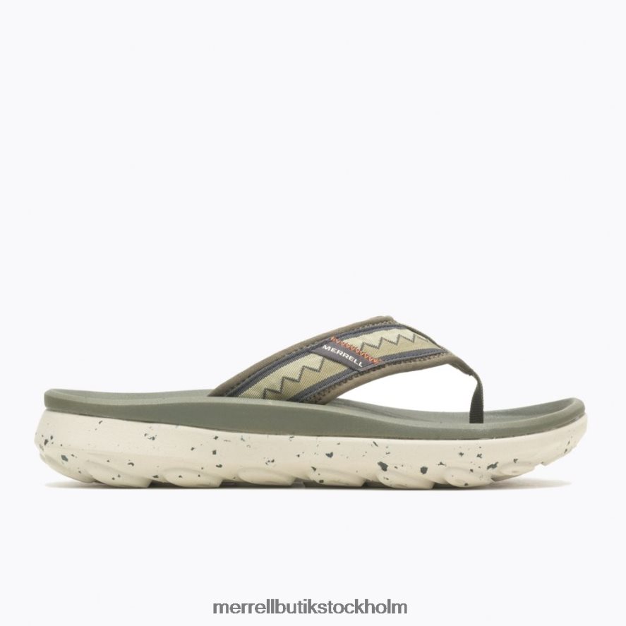 män Merrell oliv hut ultra flip skor DP80HP119
