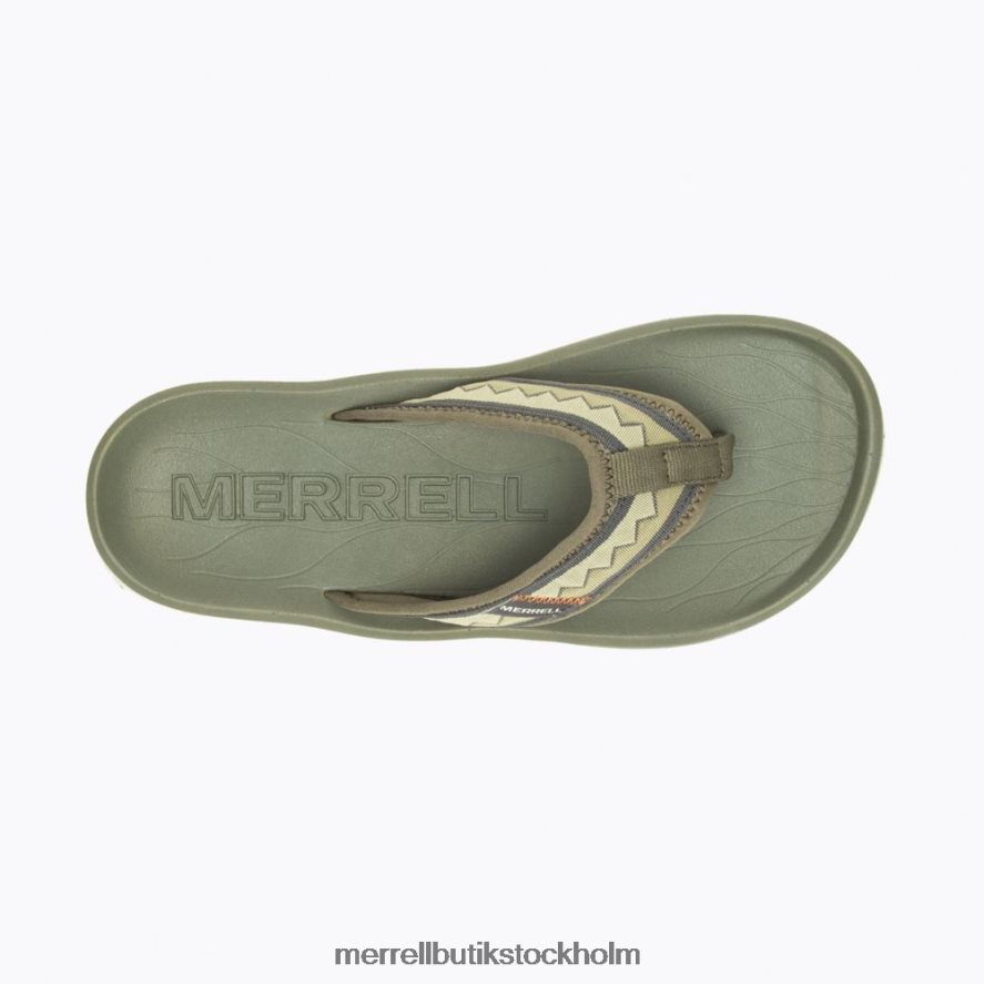 män Merrell oliv hut ultra flip skor DP80HP119