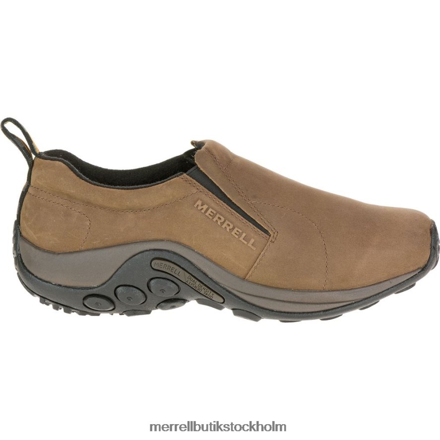 män Merrell brun nubuck jungle moc nubuck bred bredd skor DP80HP307