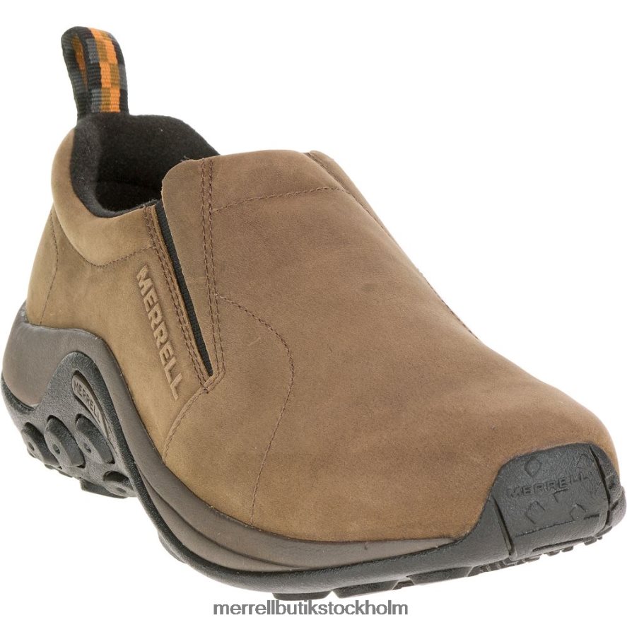 män Merrell brun nubuck jungle moc nubuck bred bredd skor DP80HP307