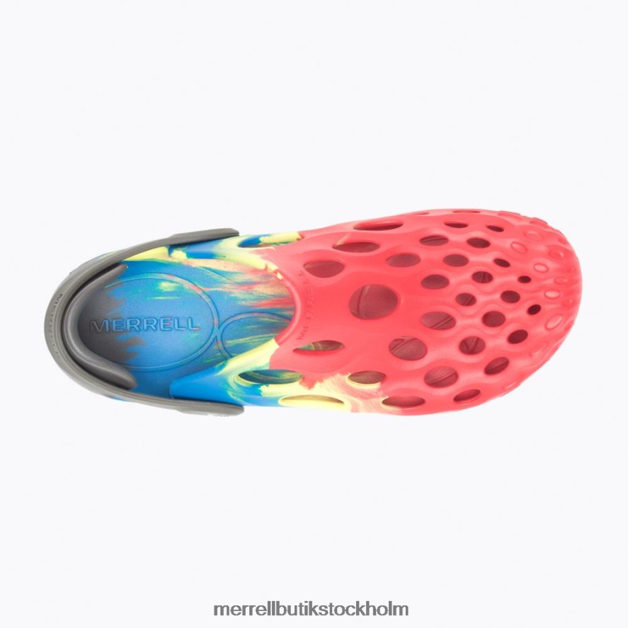 män Merrell röd/blå/hög vis hydro moc skor DP80HP102