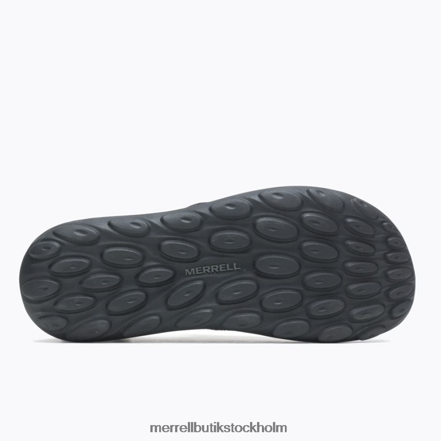 män Merrell trippelsvart hut moc 2 skor DP80HP62