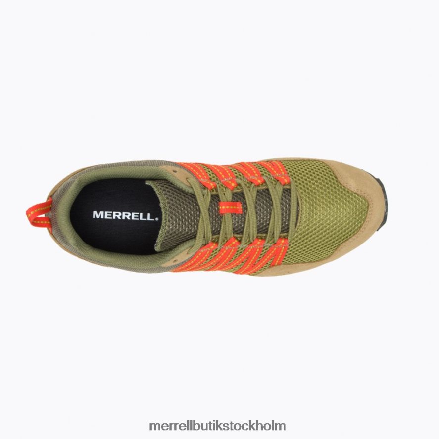 män Merrell oliv alpin sneaker sport skor DP80HP93