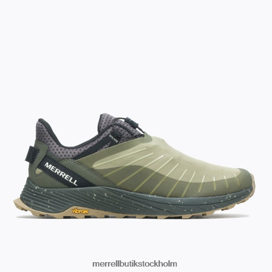 män Merrell oliv gå ombord spetssköld sneaker skor DP80HP49