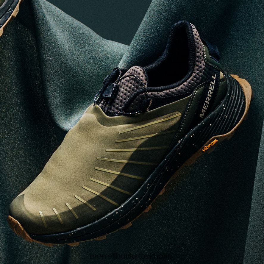 män Merrell oliv gå ombord spetssköld sneaker skor DP80HP49
