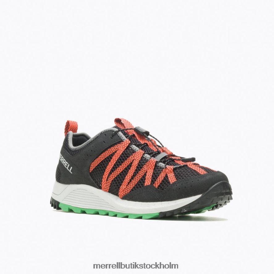 män Merrell svart/mandarin wildwood aerosport skor DP80HP698