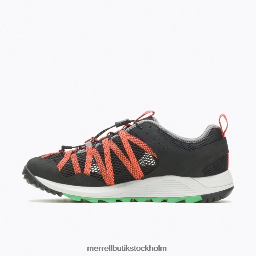 män Merrell svart/mandarin wildwood aerosport skor DP80HP698