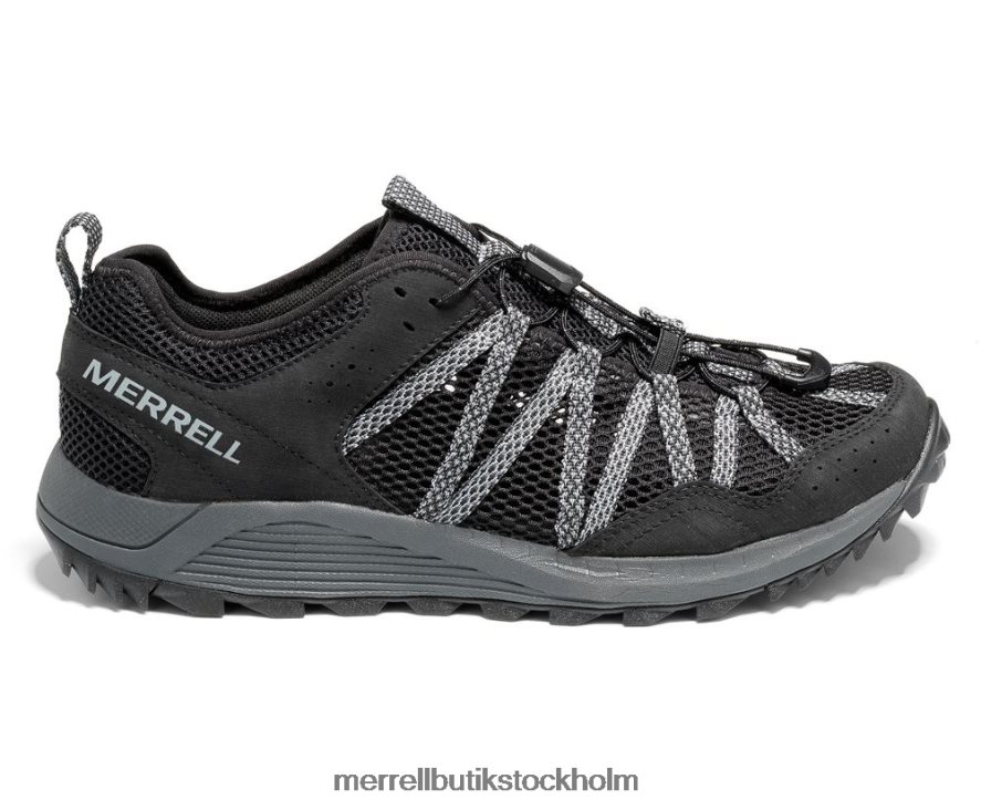 män Merrell svart wildwood aerosport skor DP80HP699