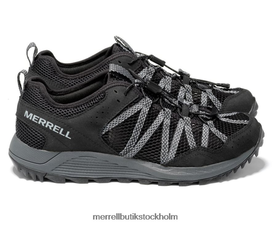 män Merrell svart wildwood aerosport skor DP80HP699
