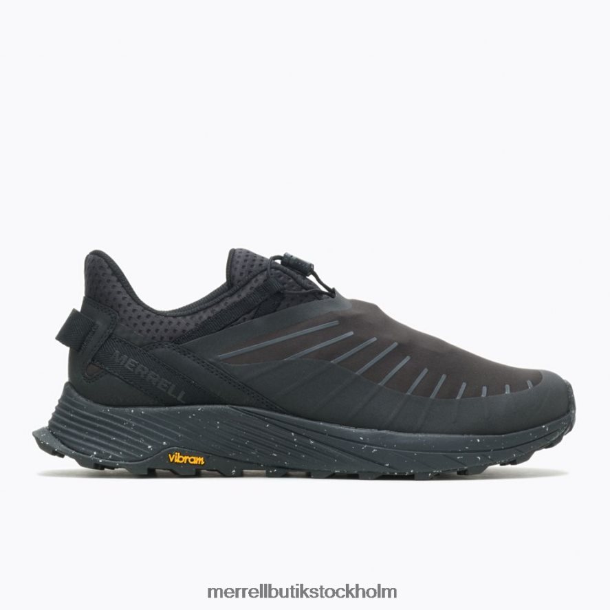 män Merrell trippelsvart gå ombord spetssköld sneaker skor DP80HP51