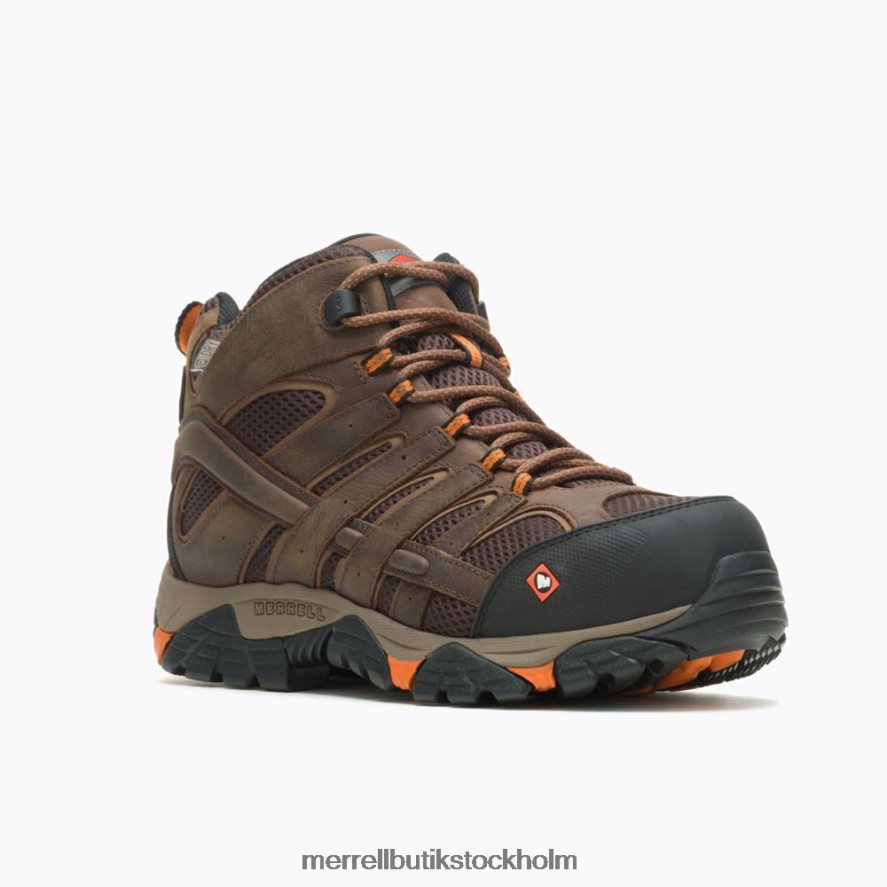 män Merrell lera moab vertex mid vattentät komp tå arbetsstövel skor DP80HP651