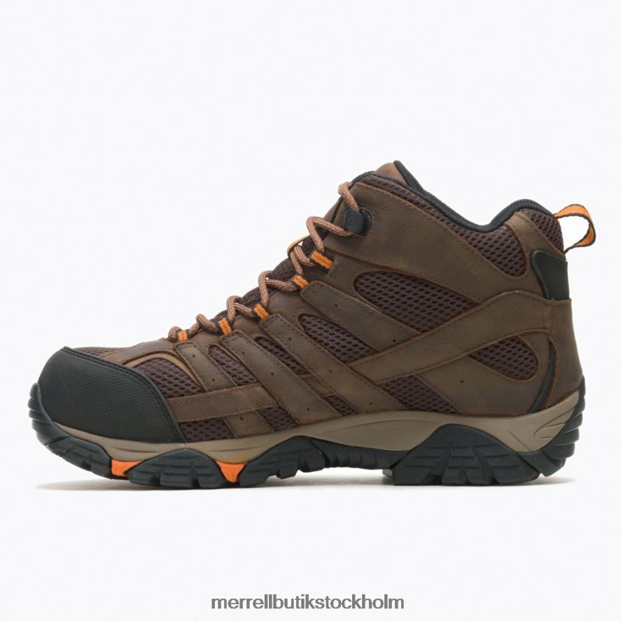 män Merrell lera moab vertex mid vattentät komp tå arbetsstövel skor DP80HP651