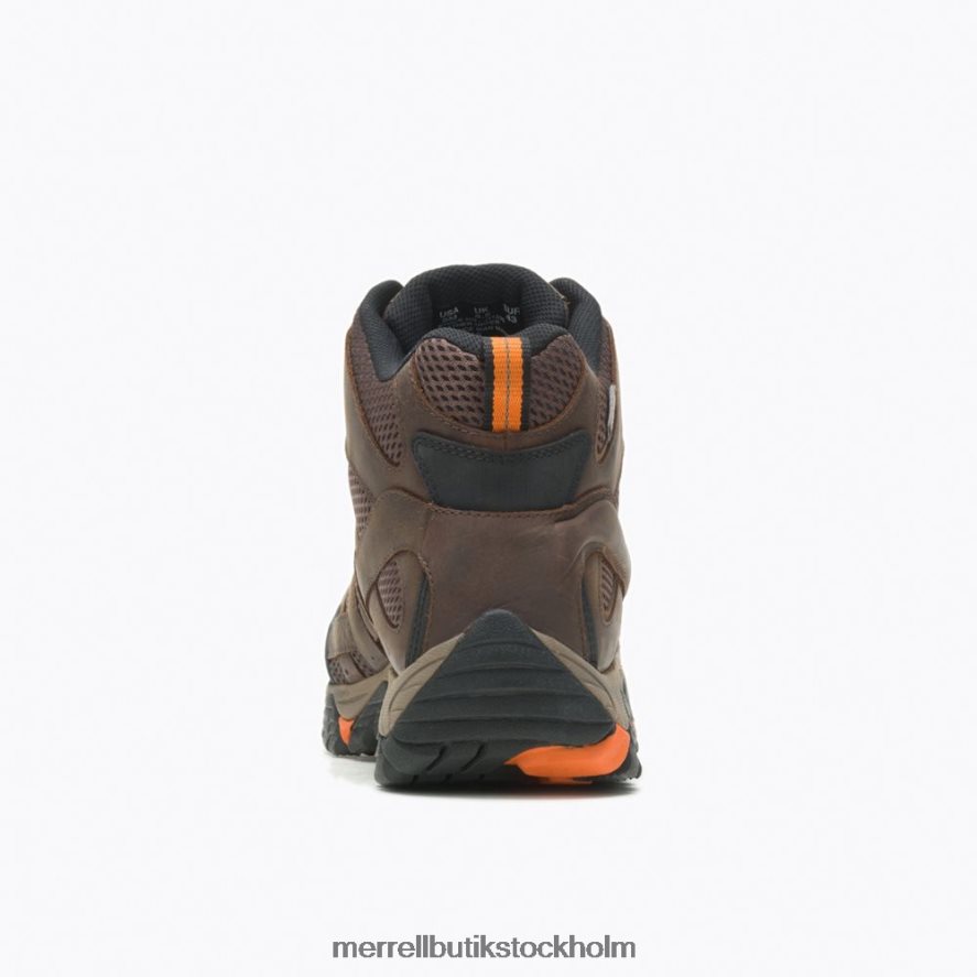 män Merrell lera moab vertex mid vattentät sr arbetsstövel bred bredd skor DP80HP389