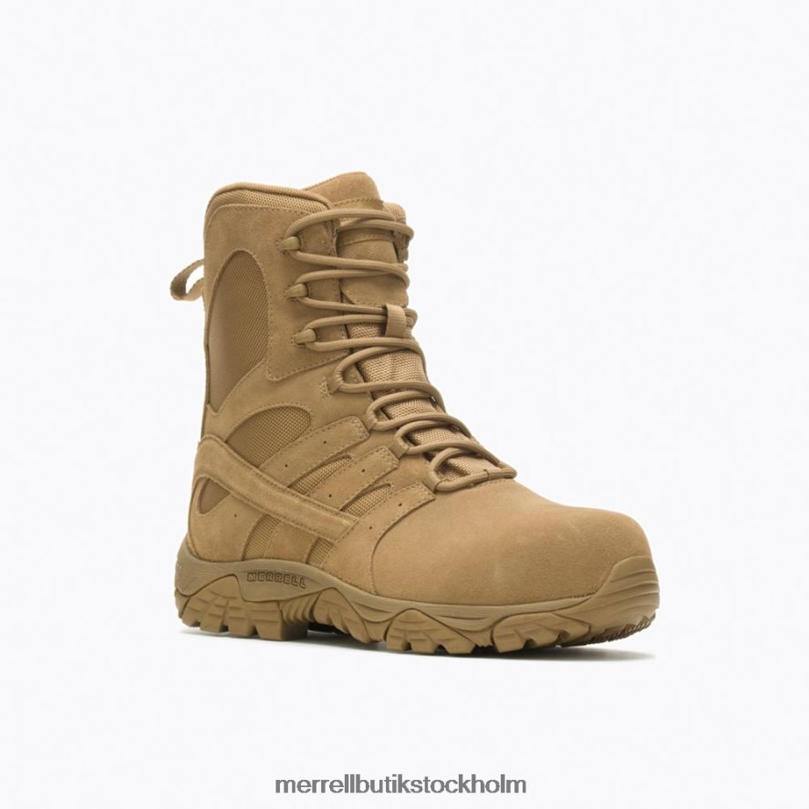 män Merrell mörk prärievarg moab 2 8\'\' försvarsstövel med dragkedja skor DP80HP448