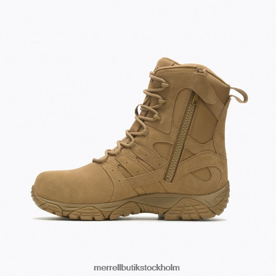 män Merrell mörk prärievarg moab 2 8\'\' försvarsstövel med dragkedja skor DP80HP448