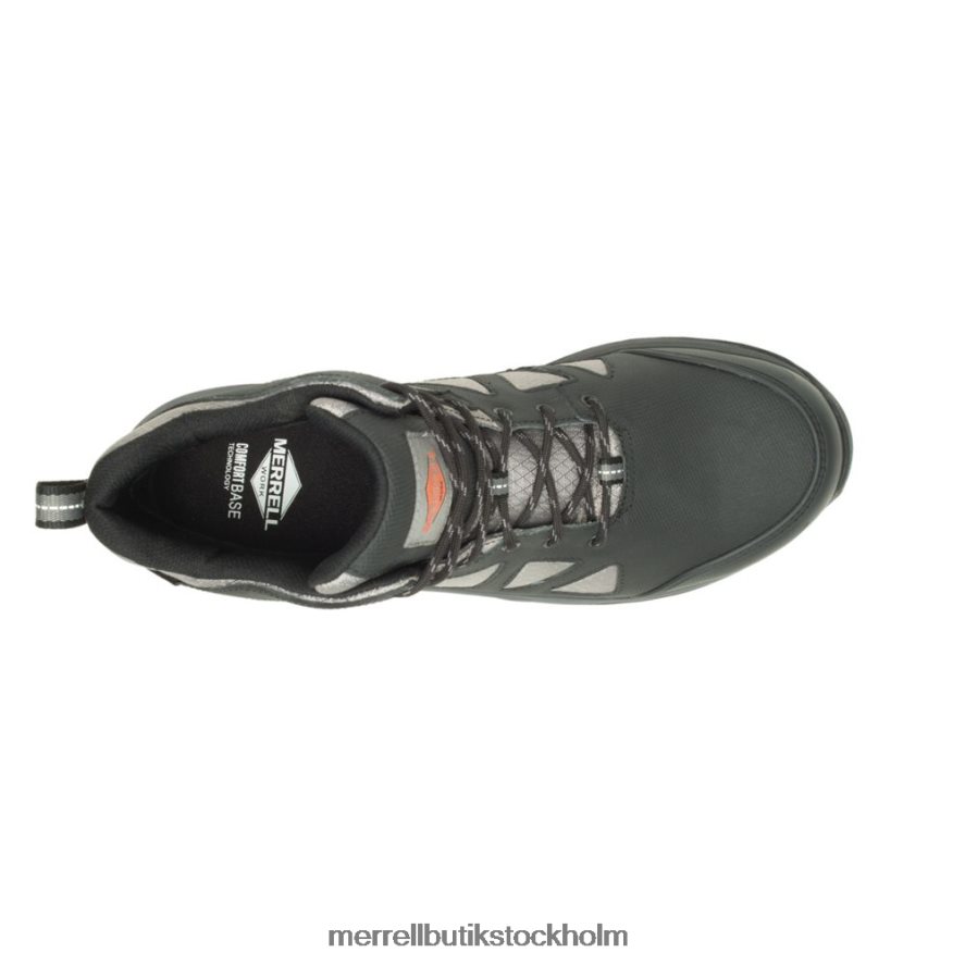 män Merrell svart/kol fullbench speed mid vattentät jfr skor DP80HP689