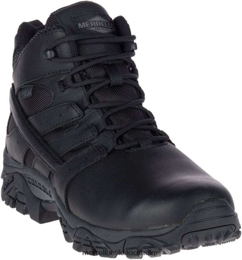 män Merrell svart moab 2 mid taktisk respons vattentät stövel bred bredd skor DP80HP700