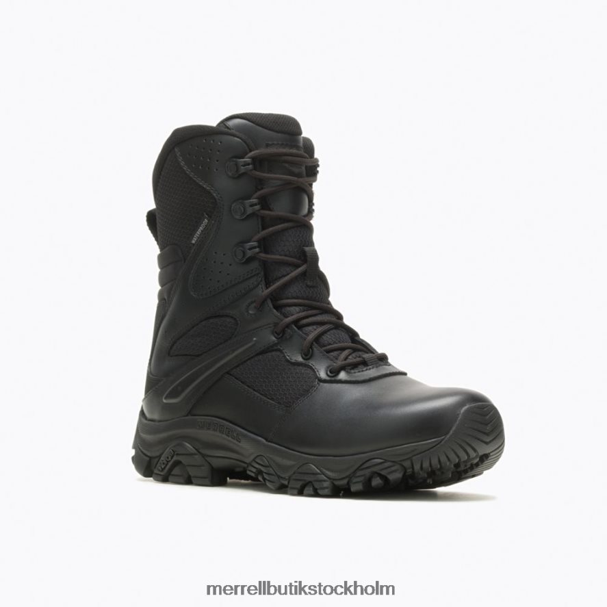 män Merrell svart moab 3 8\'\' taktisk respons vattentät stövel med dragkedja bred bredd skor DP80HP769