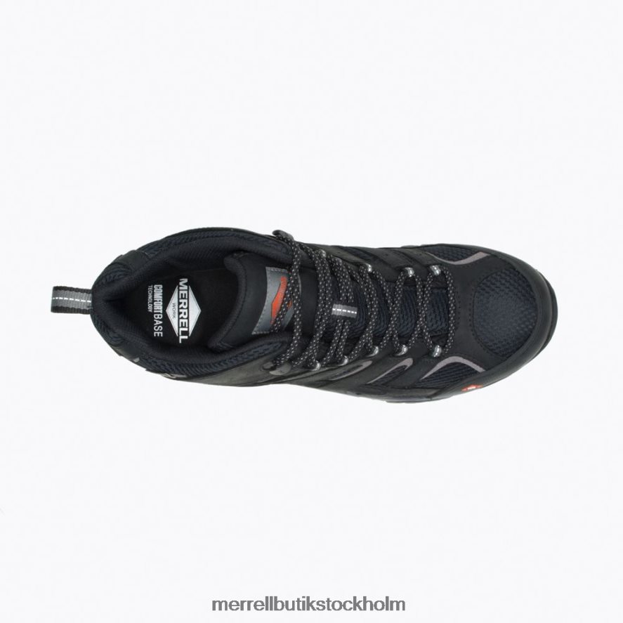 män Merrell svart moab vertex mid vattentät komp tå arbetsstövel bred bredd skor DP80HP619