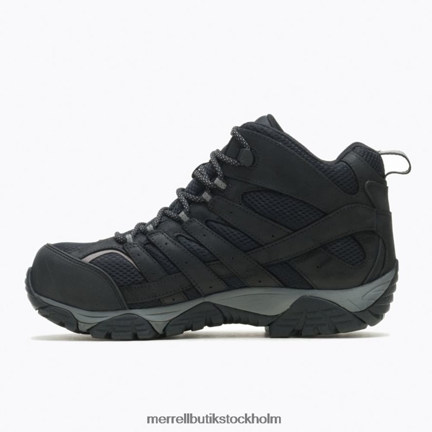 män Merrell svart moab vertex mid vattentät komp tå arbetsstövel bred bredd skor DP80HP619