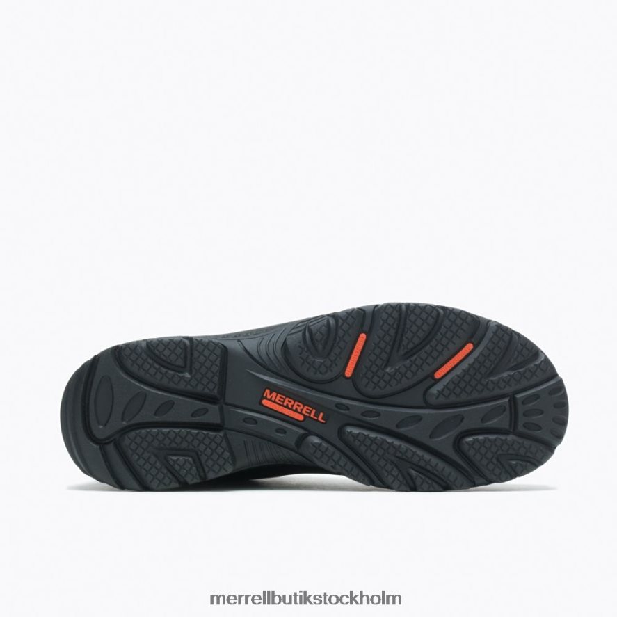män Merrell svart strongfield läder 6\'\' vattentät komp tå arbetsstövel bred bredd skor DP80HP708