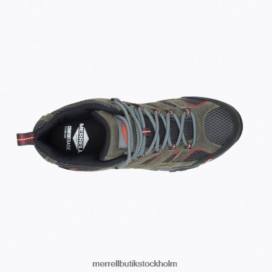 män Merrell tenn moab vertex mid vattentät komp tå arbetsstövel bred bredd skor DP80HP620