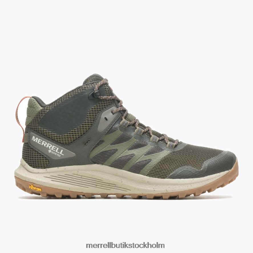 män Merrell oliv nova 3 mid gore-tex skor DP80HP40