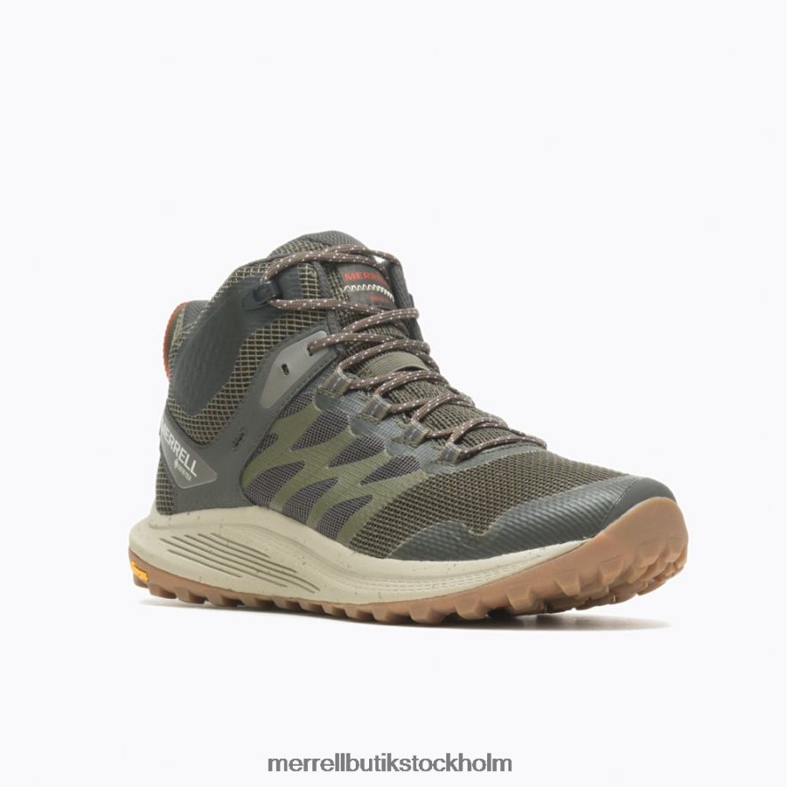 män Merrell oliv nova 3 mid gore-tex skor DP80HP40