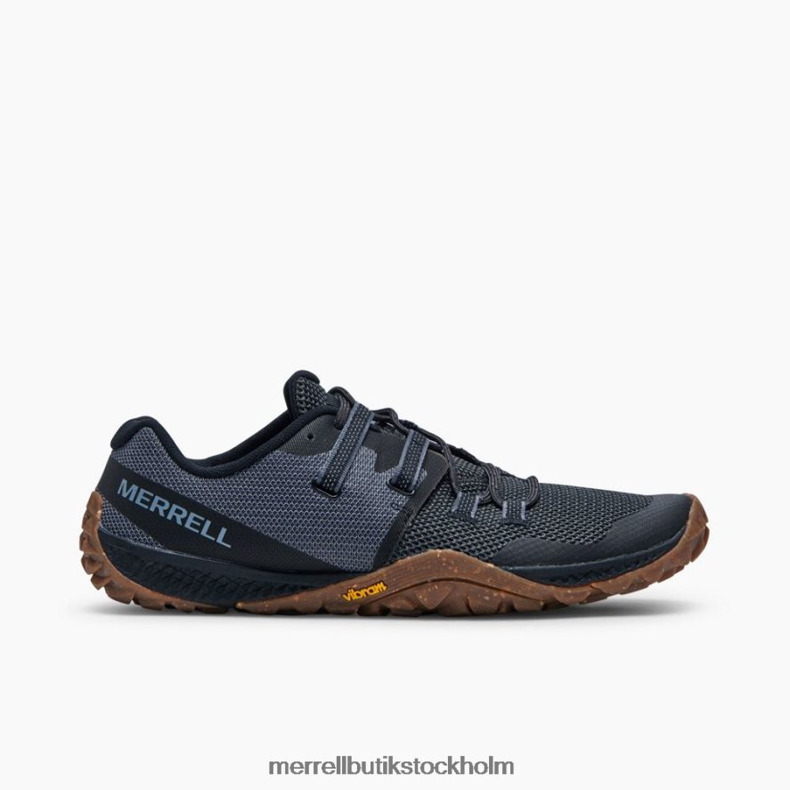 män Merrell svart/gummi spårhandske 6 skor DP80HP410