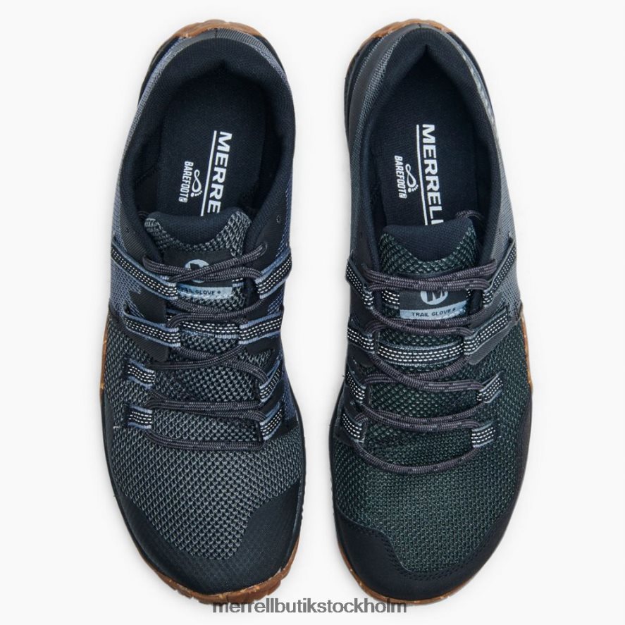 män Merrell svart/gummi spårhandske 6 skor DP80HP410
