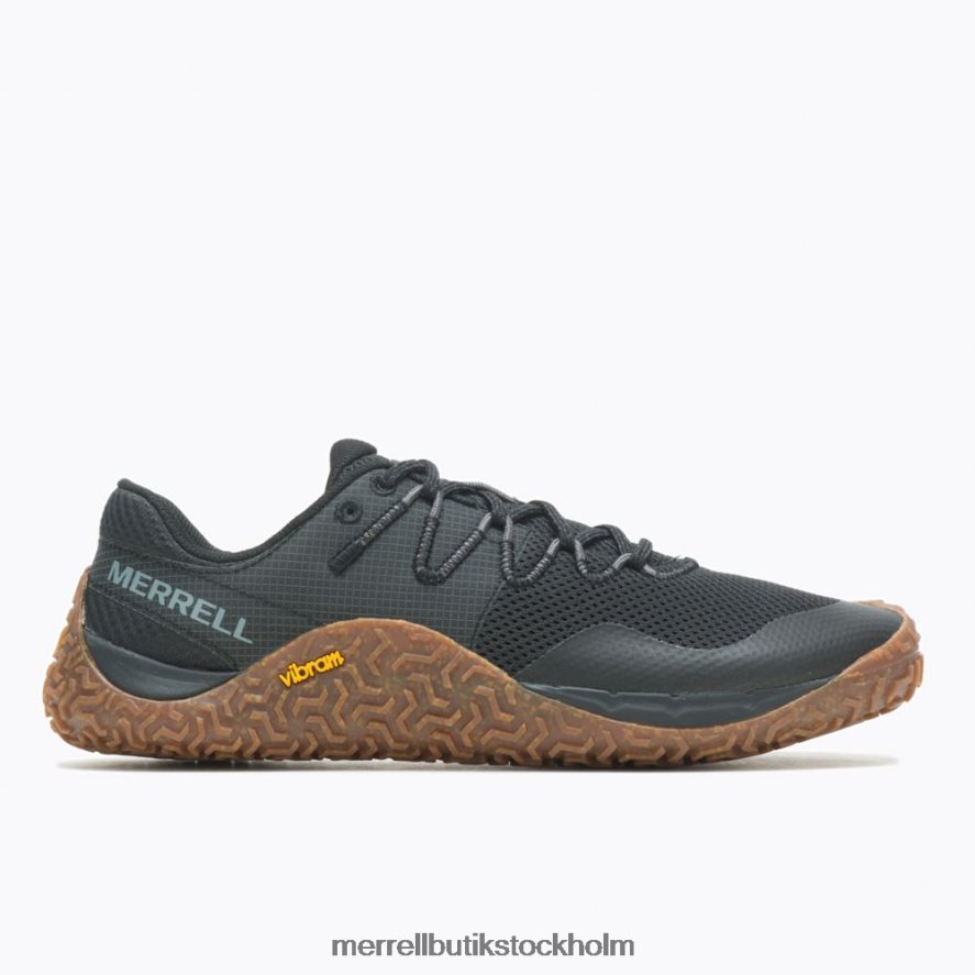 män Merrell svart/gummi spårhandske 7 skor DP80HP44
