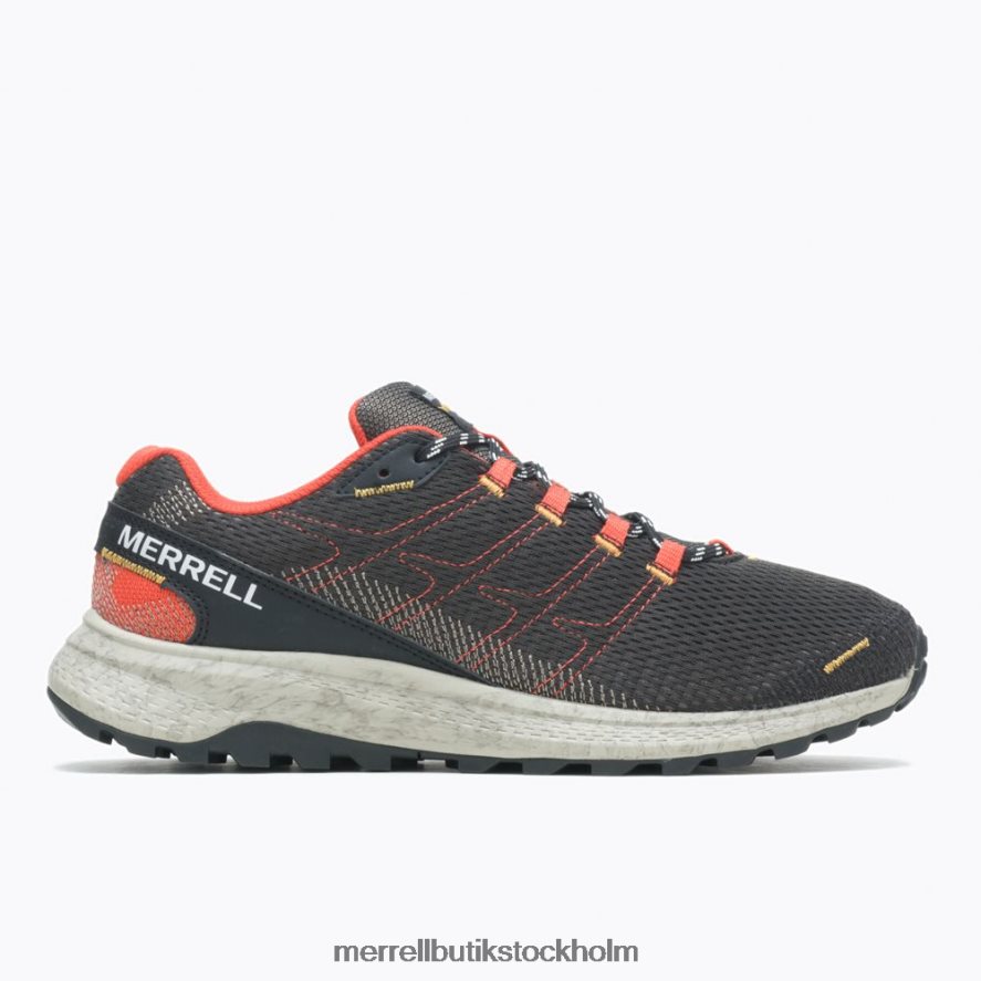män Merrell svart/mandarin flugangrepp skor DP80HP736