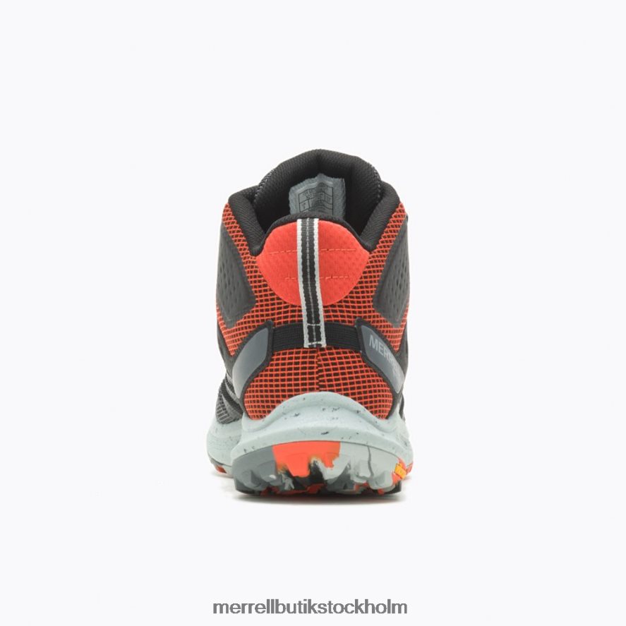män Merrell svart/mandarin nova 3 mid gore-tex skor DP80HP42