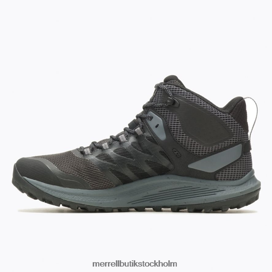 män Merrell svart nova 3 mid gore-tex skor DP80HP41
