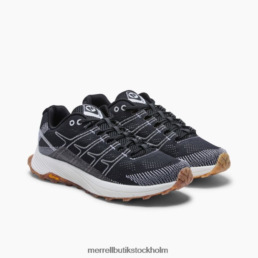 män Merrell svart vit moab flight eco dye bred bredd skor DP80HP669