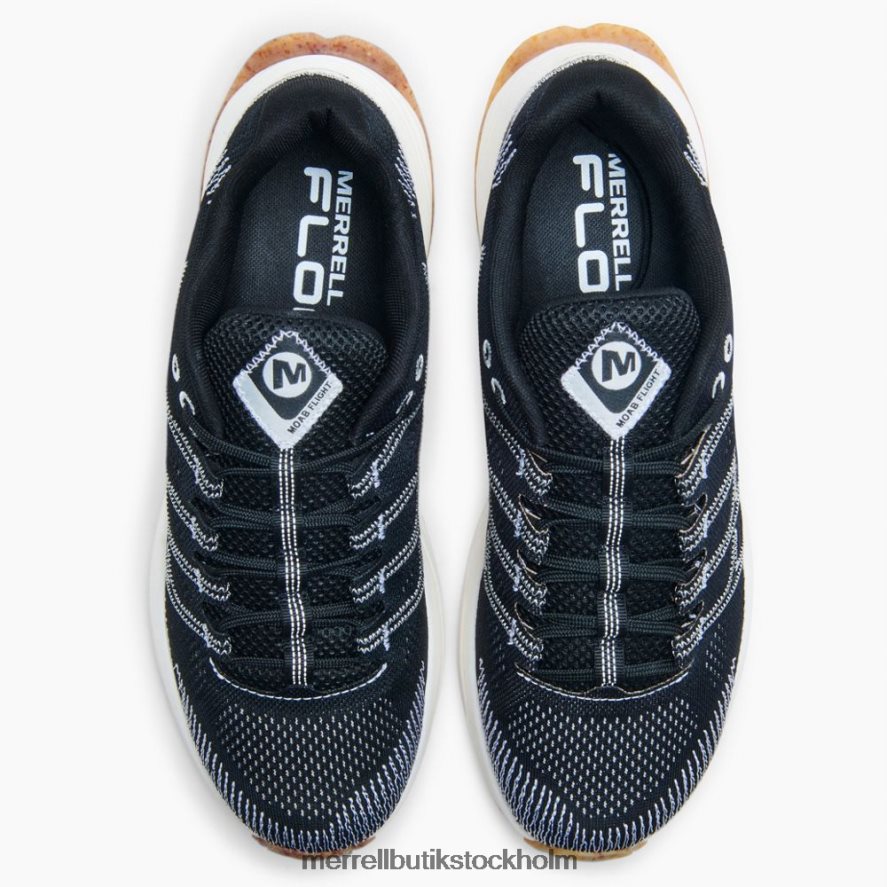 män Merrell svart vit moab flight eco dye bred bredd skor DP80HP669
