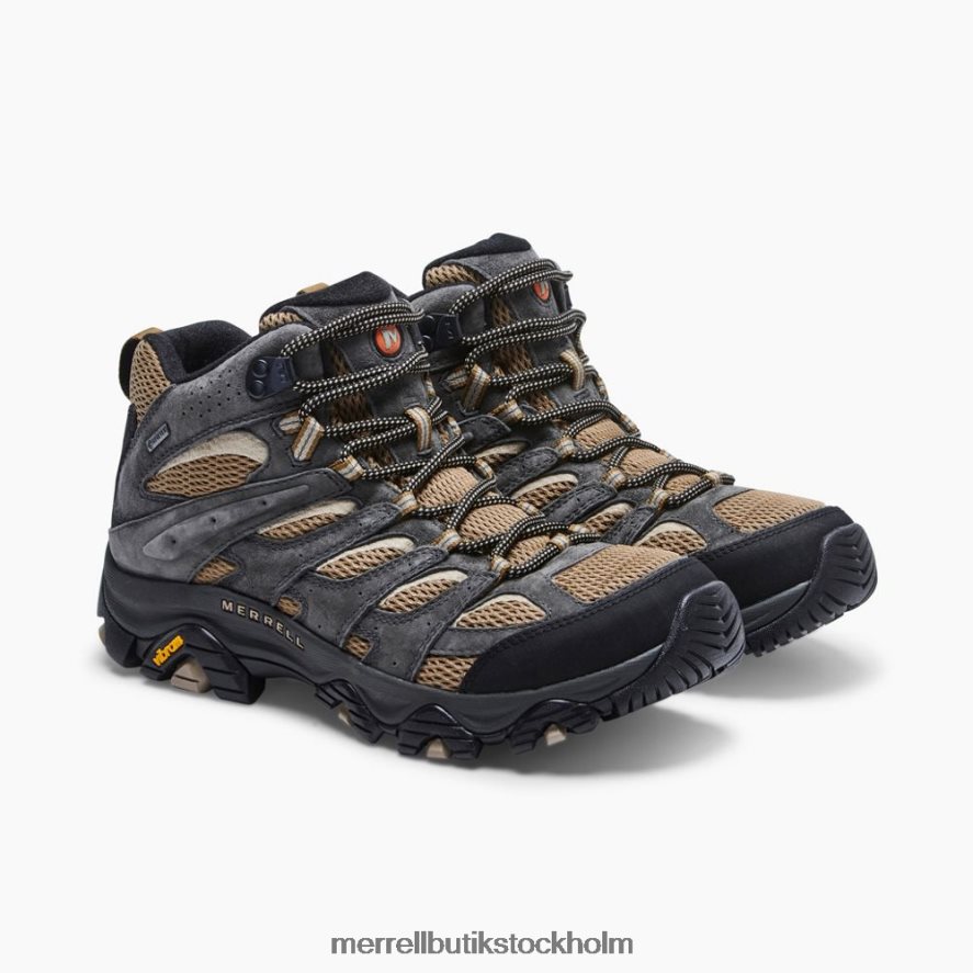 män Merrell butternut/beluga moab 3 mid gore-tex skor DP80HP260